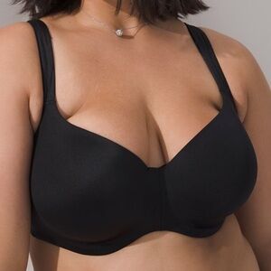 Soma Stunning Support Smooth Balconette Bra Black 38DDD